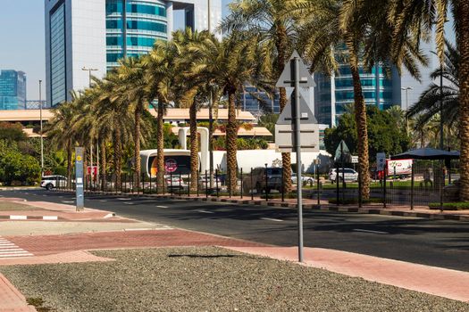 Dubai, UAE - 02.04.2021 Shot of a first 3d printed building