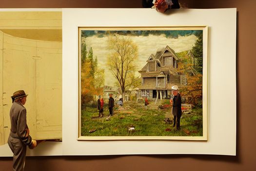 Real Estate. High quality 2d illustration