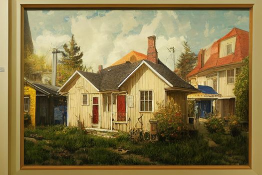 Real Estate. High quality 2d illustration