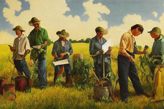 Agricultural. High quality 2d illustration