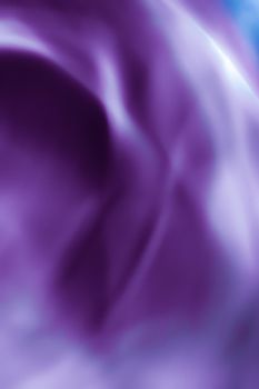 Holiday branding, beauty glamour and cyber backgrounds concept - Purple abstract art background, silk texture and wave lines in motion for classic luxury design