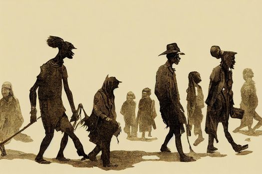 Anthropologist. High quality 2d illustration