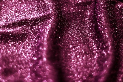 Luxe glowing texture, night club branding and New Years party concept - Pink holiday sparkling glitter abstract background, luxury shiny fabric material for glamour design and festive invitation