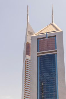 Dubai, UAE - 03.15.2021 Shot of Jumeirah Emirates towers