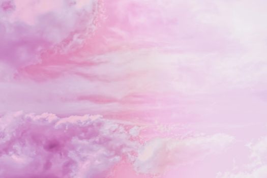 Magical dream, nature backdrop and spiritual holiday concept - Dreamy surreal sky as abstract art, fantasy pastel colours background for modern design