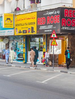 Dubai, UAE - 12.22.2021 - Busy streets of Satwa area.