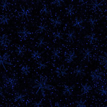 Hand Drawn Snowflakes Christmas Seamless Pattern. Subtle Flying Snow Flakes on chalk snowflakes Background. Actual chalk handdrawn snow overlay. Gorgeous holiday season decoration.