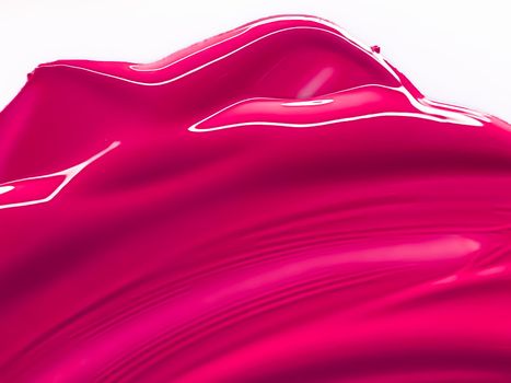 Glossy pink cosmetic texture as beauty make-up product background, cosmetics and luxury makeup brand design concept