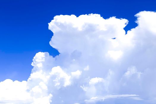 Sky with Cumulonimbus clouds in Spain in summer before storm