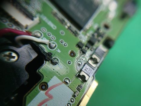Disassembly and repair of digital camera the parts