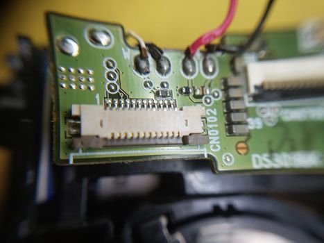 Disassembly and repair of digital camera the parts