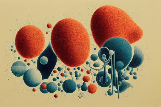 Biophysicists ,Painting style V2 High quality 2d illustration