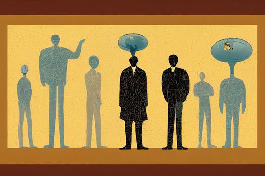 Computer and Information Scientists, Research ,Toon illustration V2 High quality 2d illustration