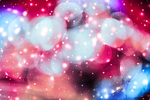 Sparkling bokeh, overlay design and cosmos texture concept - Abstract cosmic starry sky lights and shiny glitter, luxury holiday background