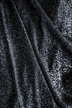 Luxe glowing texture, night club branding and New Years party concept - Silver holiday sparkling glitter abstract background, luxury shiny fabric material for glamour design and festive invitation