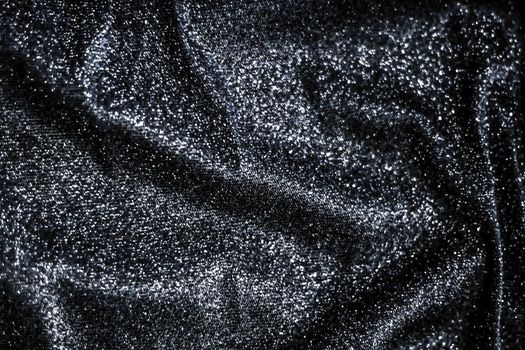 Luxe glowing texture, night club branding and New Years party concept - Silver holiday sparkling glitter abstract background, luxury shiny fabric material for glamour design and festive invitation