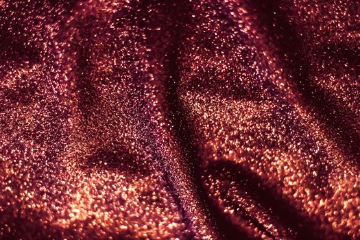 Luxe glowing texture, night club branding and New Years party concept - Red holiday sparkling glitter abstract background, luxury shiny fabric material for glamour design and festive invitation