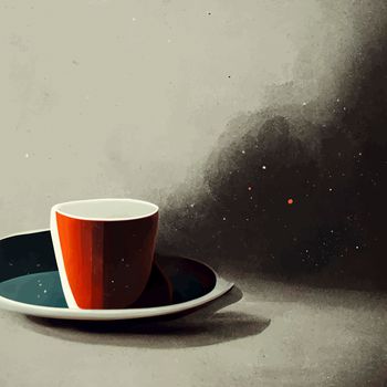 coffee cup illustration. i love coffee illustration