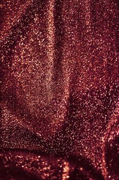 Luxe glowing texture, night club branding and New Years party concept - Red holiday sparkling glitter abstract background, luxury shiny fabric material for glamour design and festive invitation