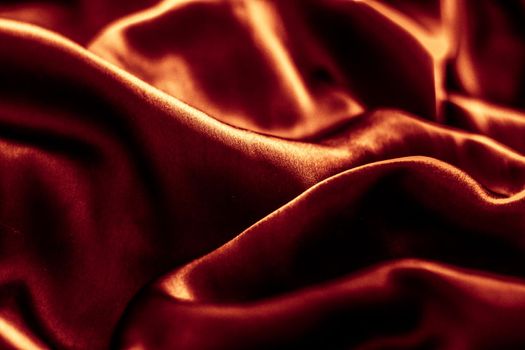 Fashion brand, elegant fabric and luxe beauty concept - Luxury dark bronze silk background texture, holiday glamour abstract backdrop