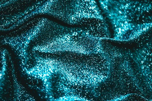 Luxe glowing texture, night club branding and New Years party concept - Emerald holiday sparkling glitter abstract background, luxury shiny fabric material for glamour design and festive invitation