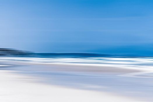 Coastal art print, holiday destination and luxury travel concept - Abstract sea background, long exposure view of dreamy ocean coast in summer