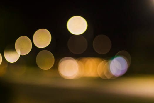 Concept shot of a blurred lights