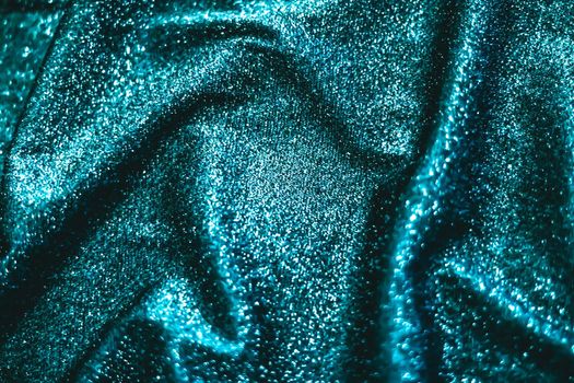 Luxe glowing texture, night club branding and New Years party concept - Emerald holiday sparkling glitter abstract background, luxury shiny fabric material for glamour design and festive invitation