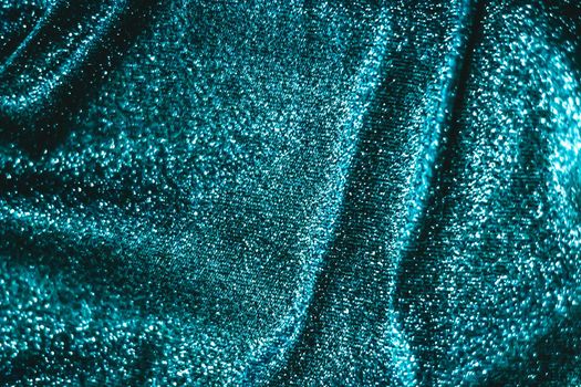 Luxe glowing texture, night club branding and New Years party concept - Emerald holiday sparkling glitter abstract background, luxury shiny fabric material for glamour design and festive invitation