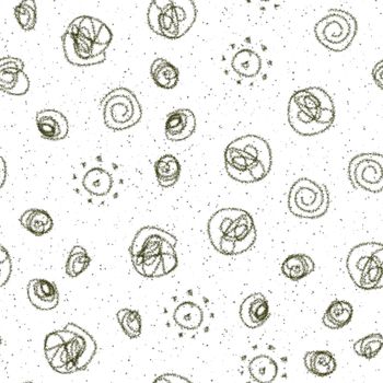 Hand Drawn Snowflakes Christmas Seamless Pattern. Subtle Flying Snow Flakes on chalk snowflakes Background. Amazing chalk handdrawn snow overlay. Superb holiday season decoration.