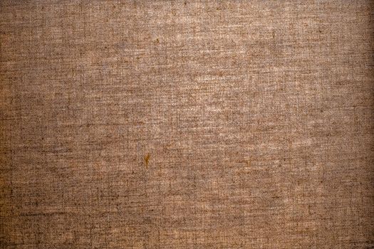 Textile material, natural surface and vintage decor texture concept - Decorative brown linen fabric textured background for interior, furniture design and art canvas backdrop