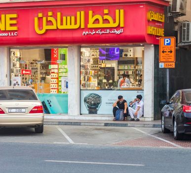 Dubai, UAE - 12.22.2021 - Busy streets of Satwa area.