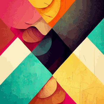 abstract geometric background. colorful geometric illustration