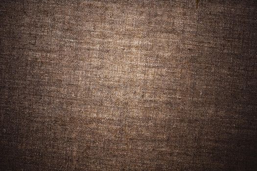 Textile material, natural surface and vintage decor texture concept - Decorative old vintage linen fabric textured background for interior, furniture design and art canvas backdrop