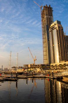 Dubai creek harbour development by EMAAR. UAE.