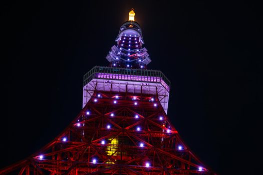 Tokyo Tower Image. Shooting Location: Tokyo metropolitan area