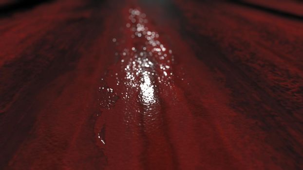 blood red paint on a dark background halloween horror 3d-rendering