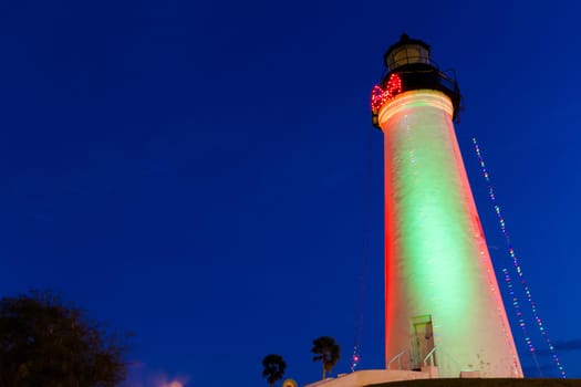 Port Isabel Lighthouse near South Parde Island, TX.