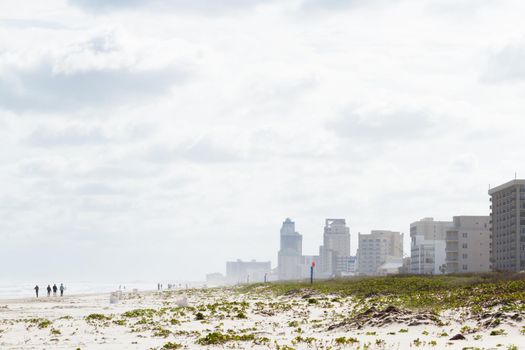 Beach of South Padre Island, TX.