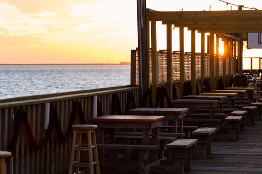 Sunset at South Padre Island, TX.