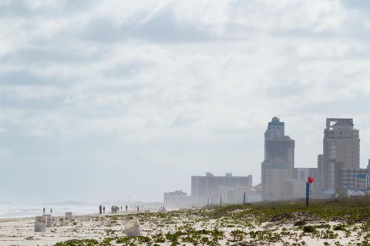 Beach of South Padre Island, TX.