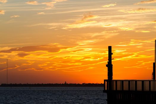 Sunset at South Padre Island, TX.