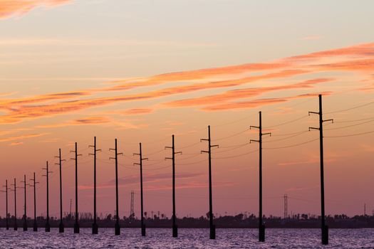 Sunset at South Padre Island, TX.