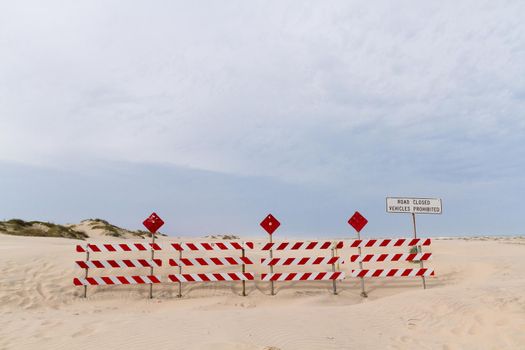 End of the road on South Padre Island, TX.