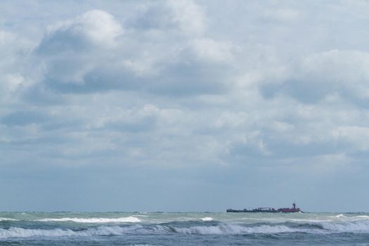 Ocean drilling near South Padre Island, TX.