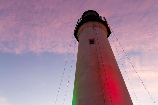 Port Isabel Lighthouse near South Parde Island, TX.