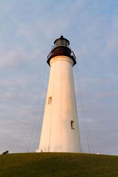 Port Isabel Lighthouse near South Parde Island, TX.