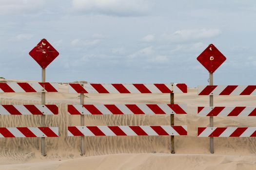 End of the road on South Padre Island, TX.