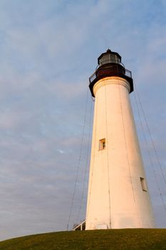 Port Isabel Lighthouse near South Parde Island, TX.