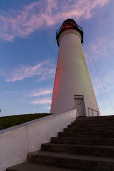 Port Isabel Lighthouse near South Parde Island, TX.